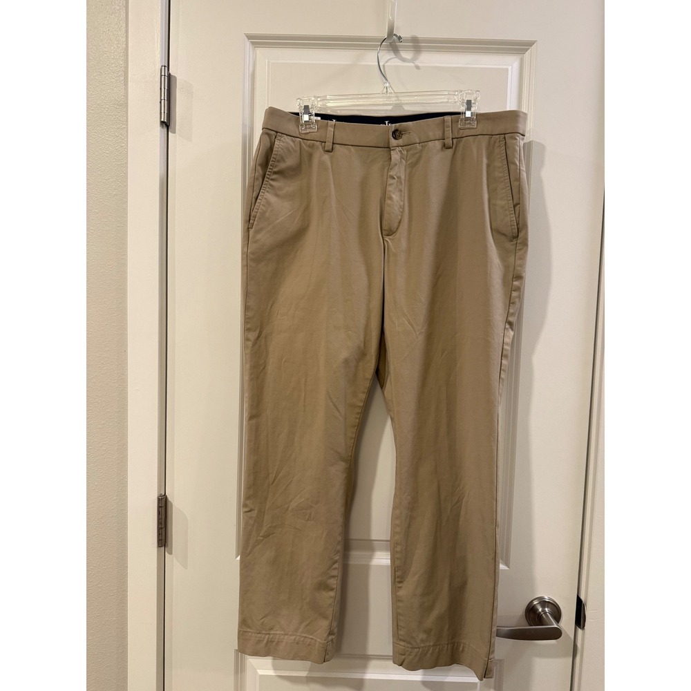 Lauren Ralph Lauren Mens Khaki Chino Pants Stretch Cotton Blend 34W x‎ 32L